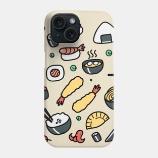 All You Can Eat - Japanese Food Pattern Phone Case