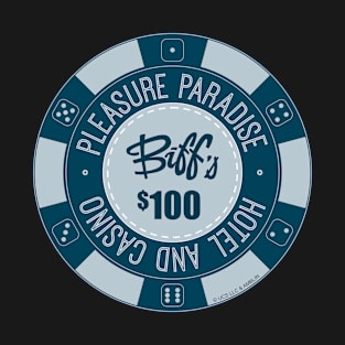 Biff Tannen's Pleasure Paradise Poker Chip T-Shirt