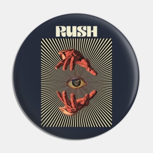 Hand Eyes Rush Pin