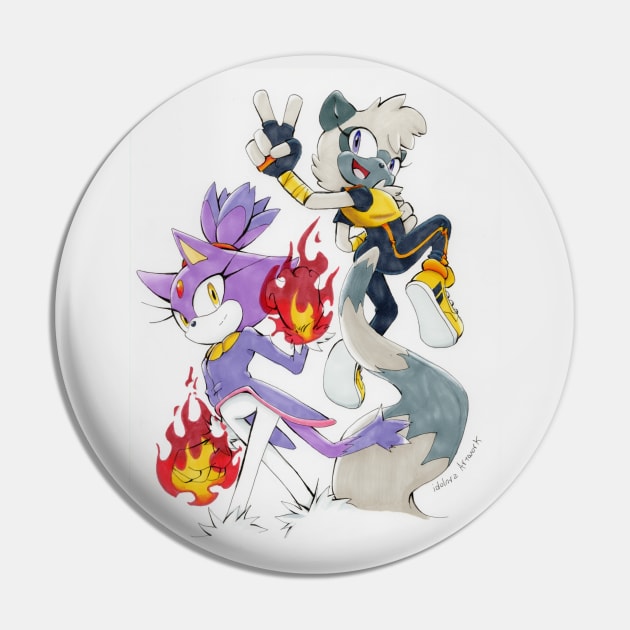 Tangle and Blaze Pin by idolnya