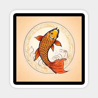 Koi Fish Study Magnet