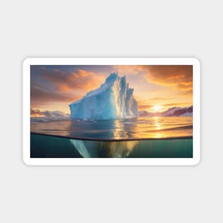 melting iceberg Magnet