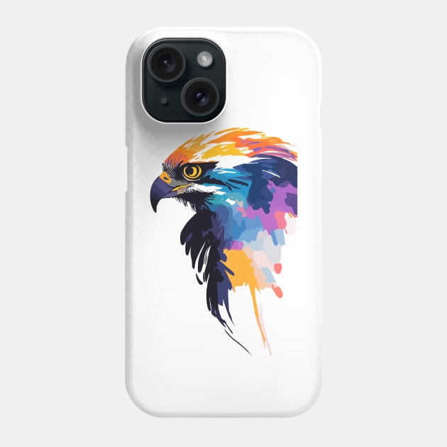 Eagle Bird Wild Nature Animal Colors Art Phone Case by Cubebox