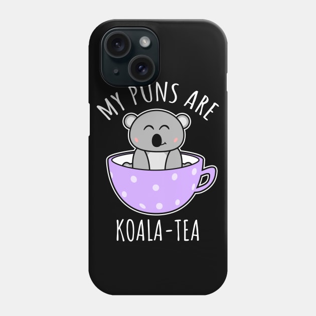 My Puns Are Koala-Tea Phone Case by LunaMay