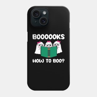 Booooks How to boo! Phone Case