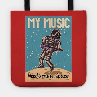 My Music Needs More Space Tote