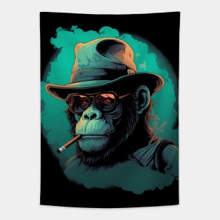 Smoking Ape Tapestry