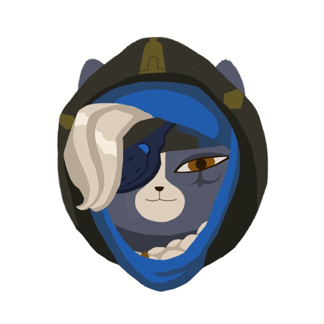 Overwatch Cats Ana by DebbieMongrel