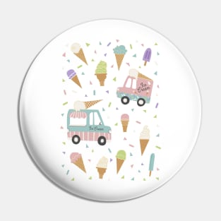 Ice Scream You Scream for Ice Cream Pin