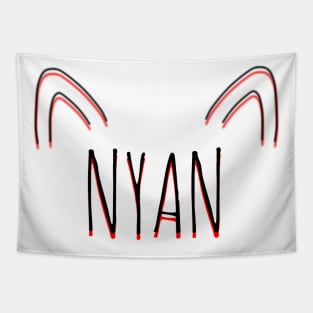 Nyan Cat Ears Tapestry