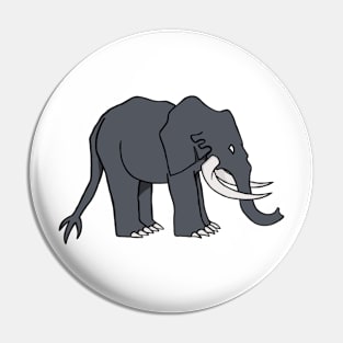 Elephant monster Pin