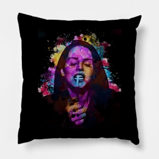 Lana Del Rey smoking Pillow