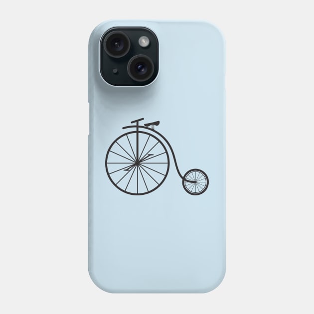 Penny Farthing Bicycle Phone Case by THP Creative
