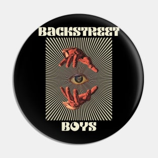 Hand Eyes Backstreet Boys Pin