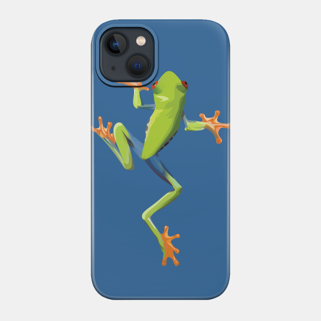 Greenery tree-frog - Frog - Phone Case