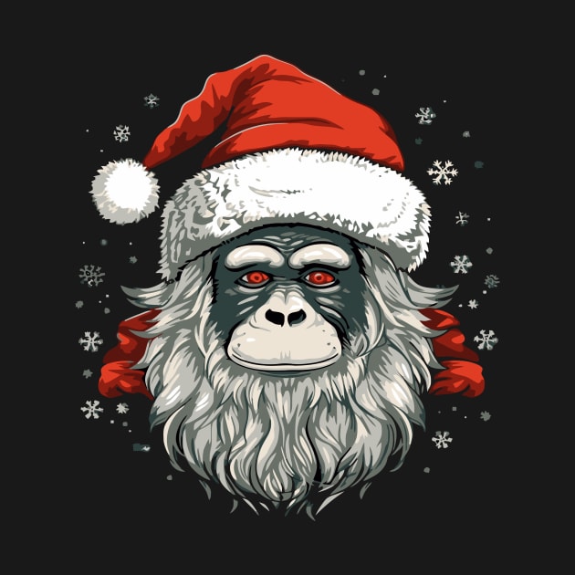 Snow Monkey Christmas by JH Mart