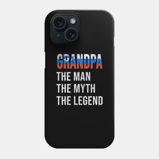 Grand Father Slovenian Grandpa The Man The Myth The Legend - Gift for Slovenian Dad With Roots From  Slovenia Phone Case