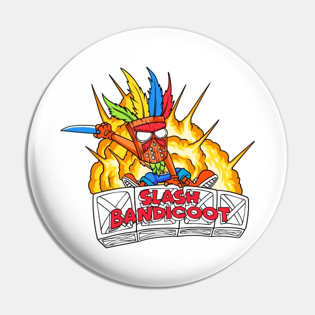 Slash Bandicoot Pin by nazumouse