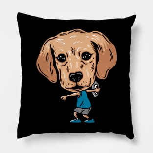 PUPPY DISCUS Pillow