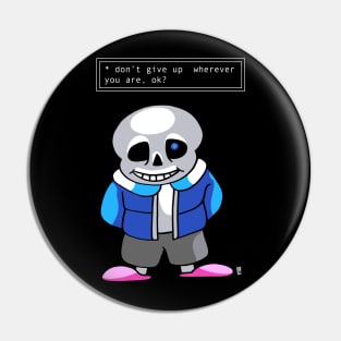 Don't Give Up Pin