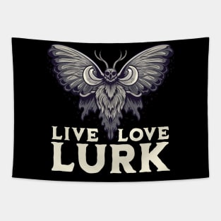 Funny Mothman Cryptozoologist Gift Tapestry