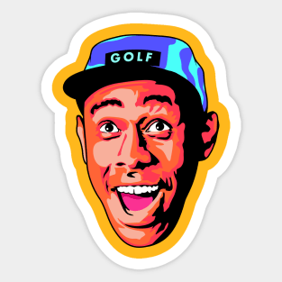 golf tyler the creator star sticker Sticker for Sale by smartphowned