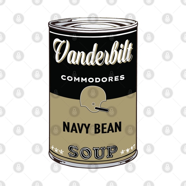 Vanderbilt Commodores Soup Can by Rad Love