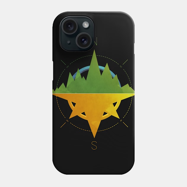 Take The Compass And Go On An Adventure - V one Phone Case by Lumos19Studio