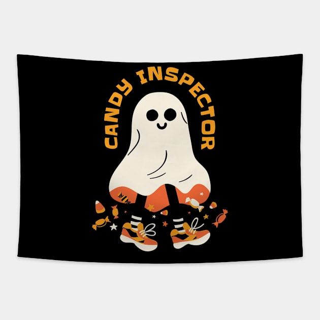 Ghostly Candy Inspector Tapestry by Life2LiveDesign