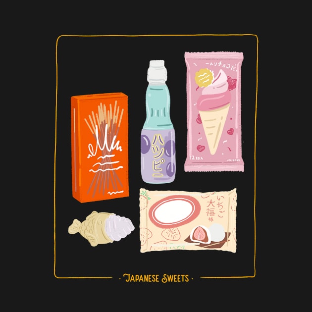 Japanese Food and Snacks Design by New East 