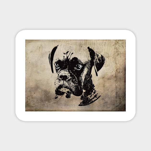 Boxer Dog Magnet by DoggyStyles