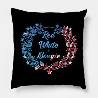 Red, White, and Bougie American Pride Banner Pillow