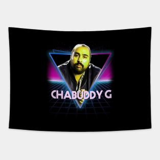 People Just Do Nothing Chabuddy G Retro 80s Neon Landscape Tapestry