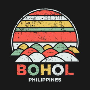 Vintage Bohol Chocolate Hills Philippines Pilipinas Gift T-Shirt