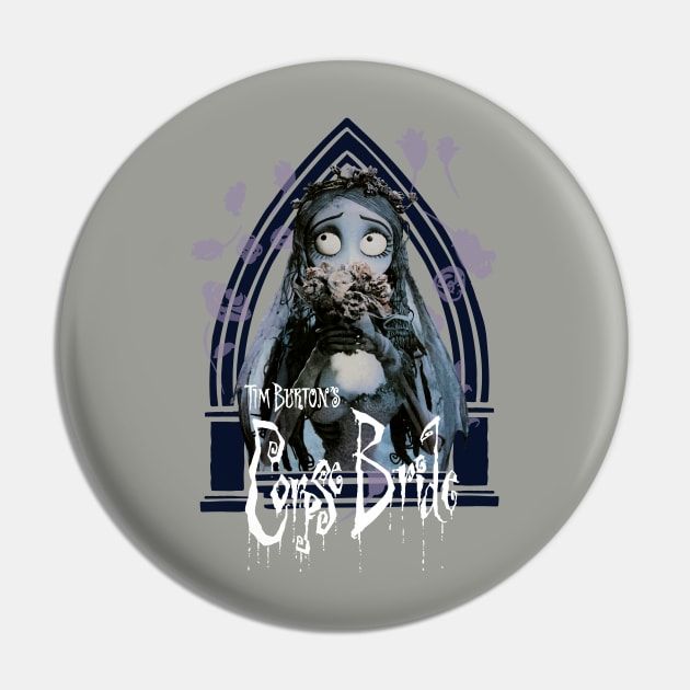 Corpse Bride Emily Roses And Altar Pin by Leblancd Nashb