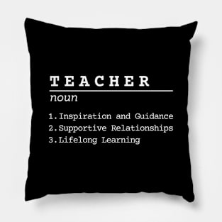 Cool Teacher Definition Pillow