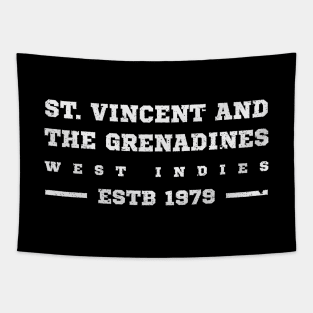 St Vincent and the Grenadines Estb 1979 West Indies Tapestry