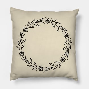 floral wreath Pillow