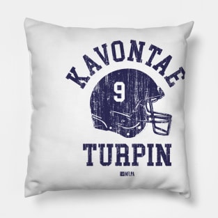 Kavontae Turpin Dallas Helmet Font Pillow