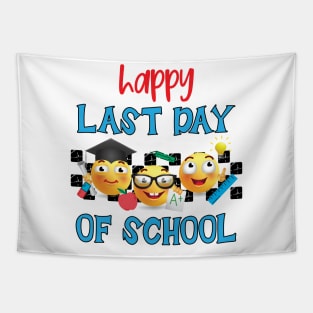 Happy Last Day Of School Teacher Shirt Tapestry