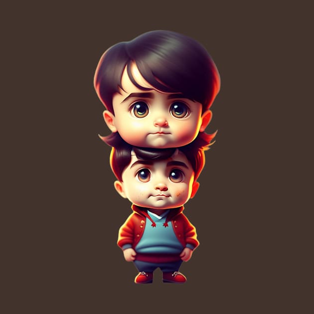 Adorable Daniel Radcliffe twin Baby Cartoon by Rahul Store 24