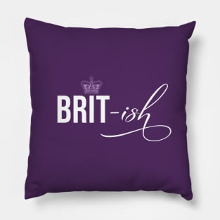 Brit-ish Kinda Royalty Purple Crown Funny Pillow