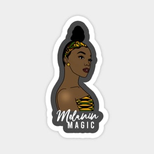 Melanin Magic Black Girl Magic Black History Month Gift Magnet