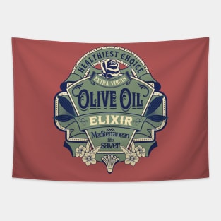 Olive Oil lover label vintage Tapestry