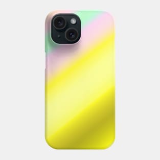 yellow pink white abstract texture Phone Case