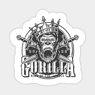 Gorilla king Magnet