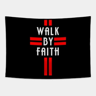 Walk By Faith Design Tapestry