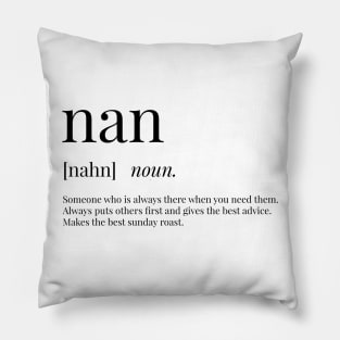 Nan Definition Pillow