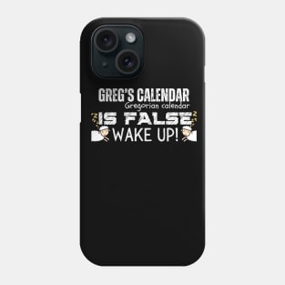 False Calendar Phone Case