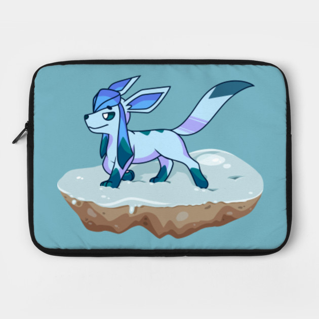 Glaceon Walking Through The Snow